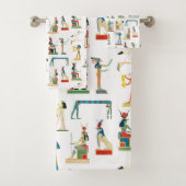 古代エジプトヴィンテージエジプト模様 バスタオルセット (インサイチュ)