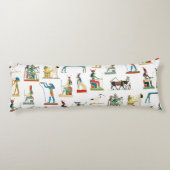 古代エジプトヴィンテージエジプト模様 ボディピロー (裏面)