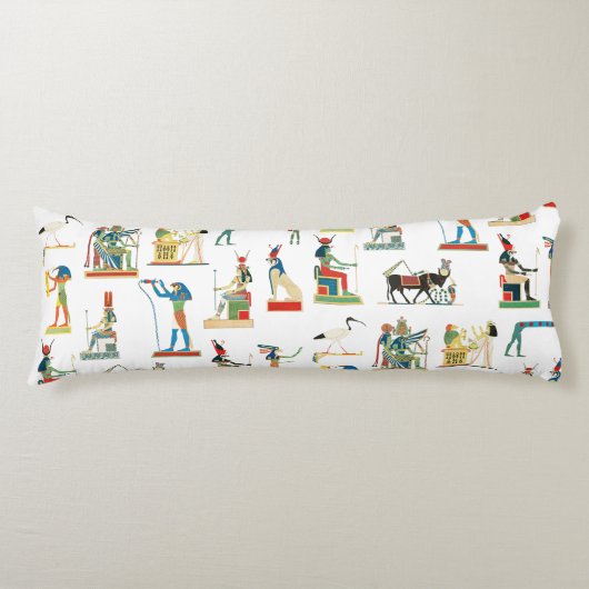 古代エジプトヴィンテージエジプト模様 ボディピロー (正面)