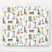 古代エジプトヴィンテージエジプト模様 マウスパッド (正面)