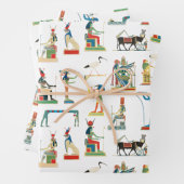 古代エジプトヴィンテージエジプト模様 ラッピングペーパーシート (インサイチュ)