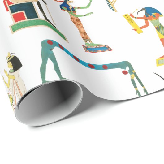 古代エジプトヴィンテージエジプト模様 ラッピングペーパー (ロールコーナー)