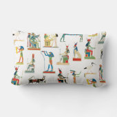 古代エジプトヴィンテージエジプト模様 ランバークッション (裏面)