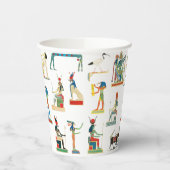 古代エジプトヴィンテージエジプト模様 紙コップ (左)