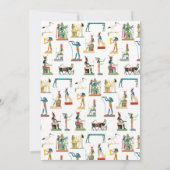 古代エジプトヴィンテージエジプト誕生日パーティー 招待状 (裏面)