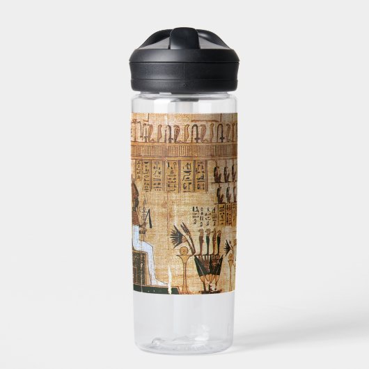 古代エジプト人の死の裁判所のマートゴデス ウォーターボトル (正面)