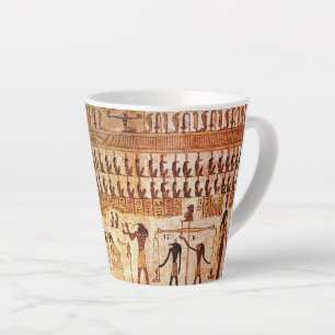古代エジプト人の死の裁判所のマートゴデス カフェラテマグ