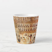 古代エジプト人の死の裁判所のマートゴデス カフェラテマグ (正面)