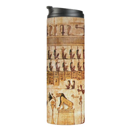 古代エジプト人の死の裁判所のマートゴデス タンブラー (回転右)