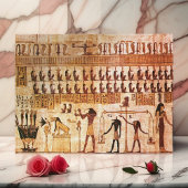 古代エジプト人の死の裁判所のマートゴデス ポストカード