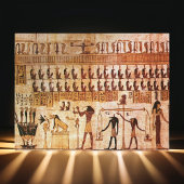 古代エジプト人の死の裁判所のマートゴデス ポストカード