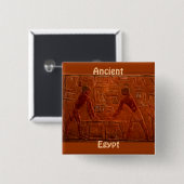 古代エジプト人サンディングのテーブルアートボタン 缶バッジ (正面&裏面)