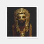 古代エジプト女性アート紙ナプキンス スタンダードカクテルナプキン (正面)