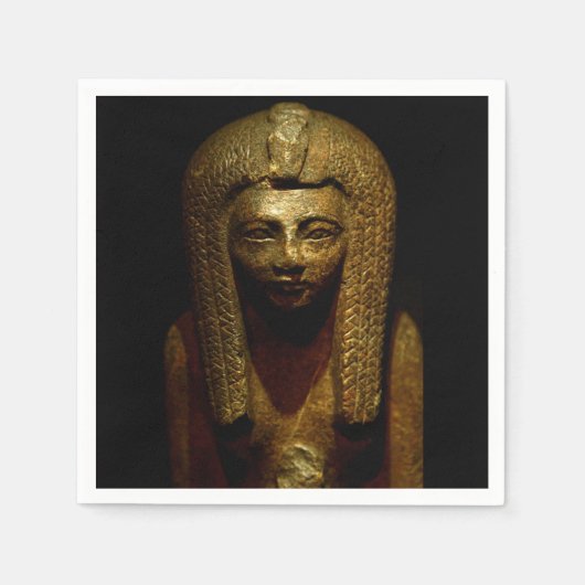 古代エジプト女性アート紙ナプキンス スタンダードカクテルナプキン (正面)