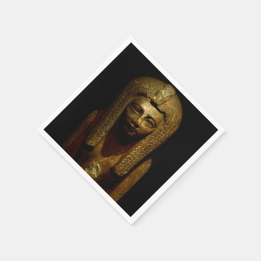古代エジプト女性アート紙ナプキンス スタンダードカクテルナプキン (角)