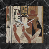 古代エジプト女神の正方形の壁時計 スクエア壁時計