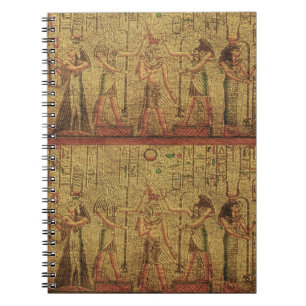 古代エジプト寺院の壁画 ノートブック