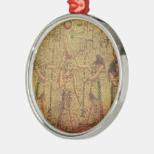 古代エジプト寺院の壁画 メタルオーナメント (左)