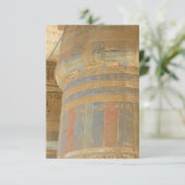 古代エジプト寺院フラットグリーティングカード カード (スタンド正面)