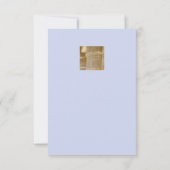 古代エジプト寺院フラットグリーティングカード カード (裏面)