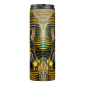 古代エジプト猫の女神バステットAIアート タンブラー (裏面)