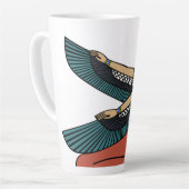 古代エジプト神話アート カフェラテマグ (左アングル)
