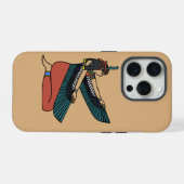 古代エジプト神話アート iPhoneケース (裏面横)
