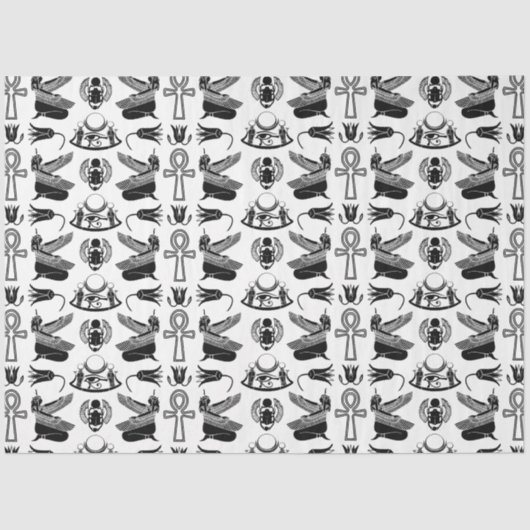 古代エジプト絵文字ティッシュペーパー 薄葉紙 (正面)