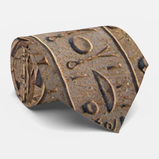 古代エジプト絵文字デザイナーギフト ネクタイ (ロール)