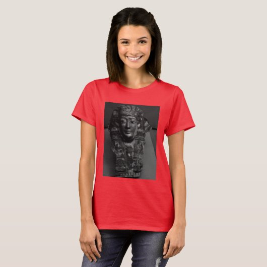 古代エジプト美術B+W Tシャツ (正面フル)
