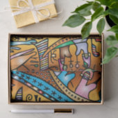 古代エジプト芸術神ゲブ天国でナットをサポート 薄葉紙 (ギフト)