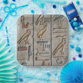 古代エジプト象形文字の彫りユニークギフト ペーパープレート (パーティー)