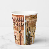 古代エジプト象形文字シンボルパターン 紙コップ (右)