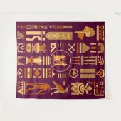 古代エジプト象形文字タペストリー タペストリー (正面(横))