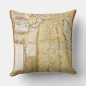 古代エジプト1584年の地図 クッション (裏面)