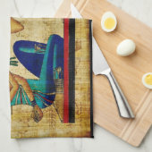 古代エジプト6 キッチンタオル (四つ折り)