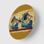 古代エジプト6 ラウンド壁時計 (傾斜)