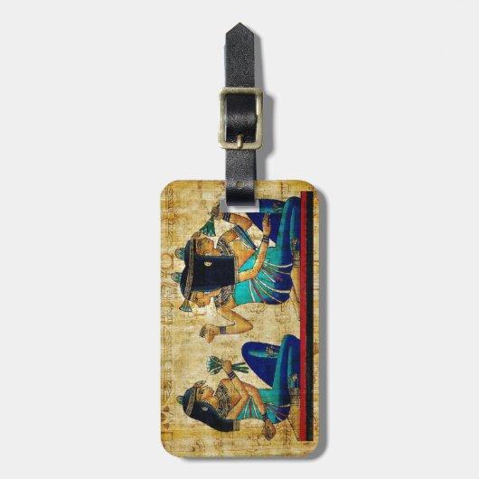 古代エジプト6 ラゲッジタグ (正面縦)
