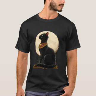 古代エジプト エジプト学 ツタンカーメン 猫 バステト エグ Tシャツ