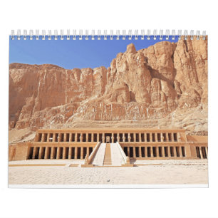 古代エジプト ハトシェプストゥト寺院 ルクソール 風景 カレンダー