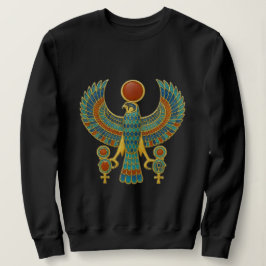古代エジプト ホルス 有翼太陽神 グラフィックTシャツ スウェットシャツ