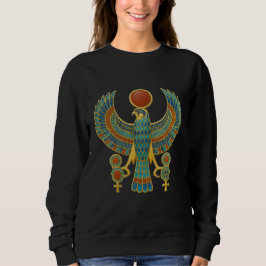 古代エジプト ホルス 有翼太陽神 グラフィックTシャツ スウェットシャツ