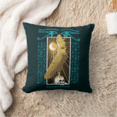 古代エジプト《鳥》ハヤブサ神ホルス クッション (ブランケット)