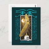 古代エジプト《鳥》ハヤブサ神ホルス ポストカード (正面/裏面)