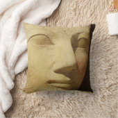 古代エジプトHatshepsutの彫像の寺院旅行 クッション (ブランケット)