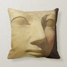 古代エジプトHatshepsutの彫像の寺院旅行 クッション