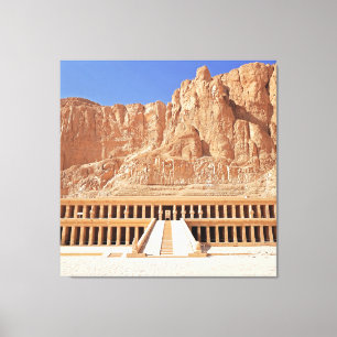 古代エジプトHatshepsut Deir Bahri Temple Luxor キャンバスプリント