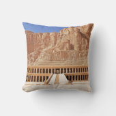 古代エジプトHatshepsut Deir Bahri Temple Luxor クッション (正面)
