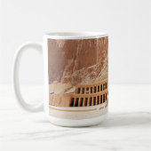 古代エジプトHatshepsut Deir Bahri Temple Luxor コーヒーマグカップ (左)