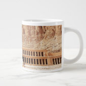 古代エジプトHatshepsut Deir Bahri Temple Luxor ジャンボコーヒーマグカップ (右)